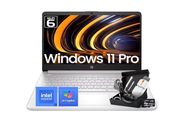Amazon Quên Rút Deal: Laptop HP 14" Windows 11 Pro Giảm Sốc 74%, 5 Sao Sau Prime Day